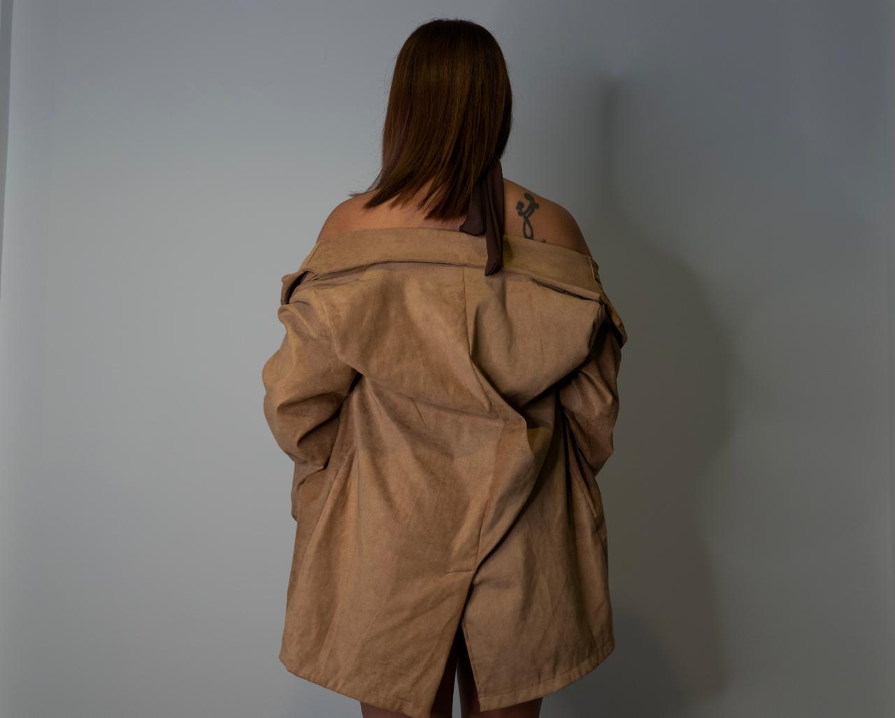 Blazer Gamuzado (Talle L)