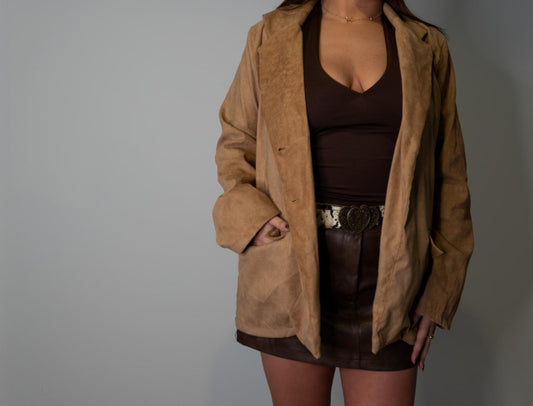 Blazer Gamuzado (Talle L)